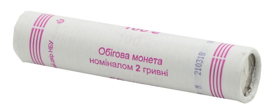 Монета Україна 2 гривні 2018 UNC банківський ролик 50 монет М09198 фото