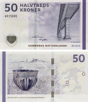 Denmark 50 kroner 2016 UNC (P65h(1)) Rohde & Sørensen