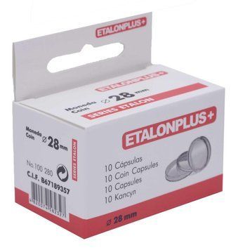 Capsules for coins 28 mm.&nbsp;(10 pieces) Etalonplus