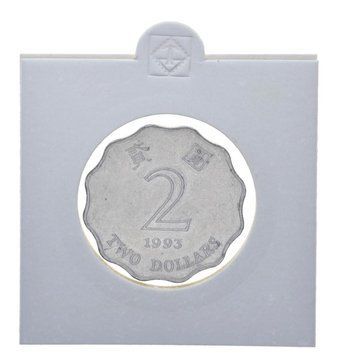 Гонконг 2 долари 1993 F-VF Квітка М12025 фото