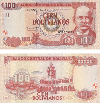 Bolivia 100 Bolivians 2011 UNC (P241)