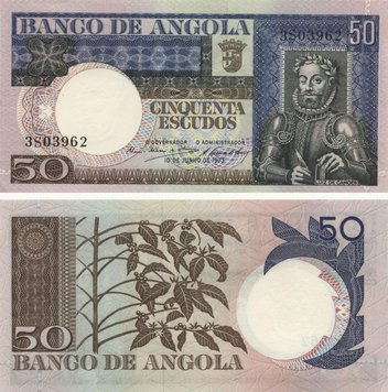 Angola 50 escudos 1973 UNC (P105)