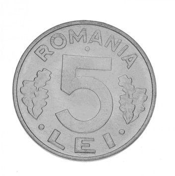 Румунія 5 лей 1992 UNC М15184 фото