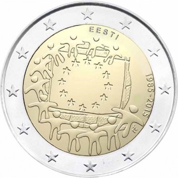 Estonia 2 euro 2015 "European flag" UNC