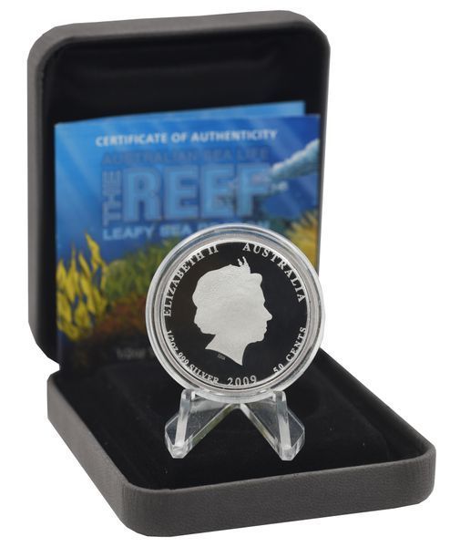 Coin Australia 50 cents 2009 Silver Proof Marine Life - Sea Dragon