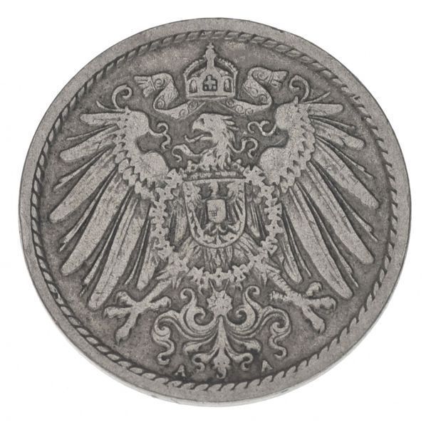 Німеччина 5 пфенігів 1894 F-VF З обігу М14823 фото