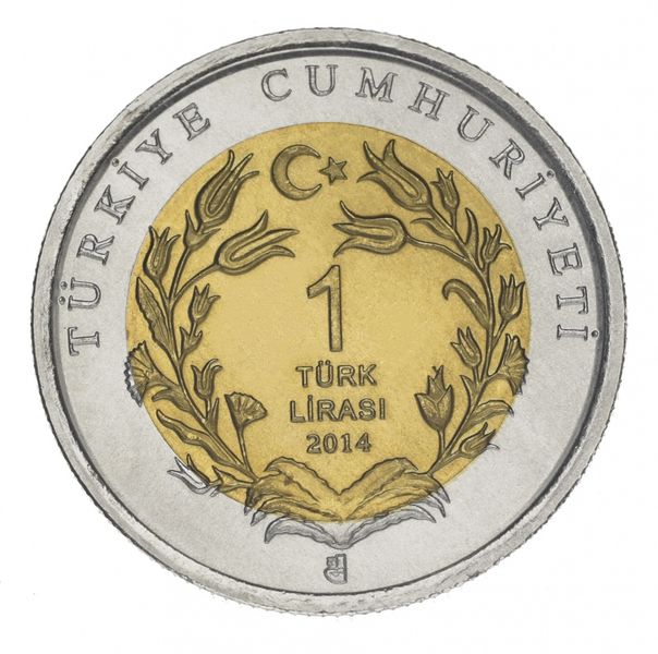 Turkey 1 lira 2014 "Fauna of Turkey - Horse" UNC