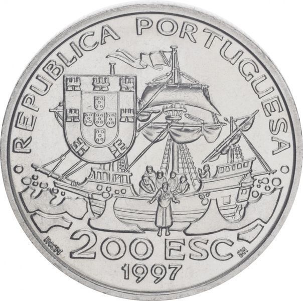 Portugal 200 escudos 1997 "Francisco Javier" AU-UNC (KM # 697)