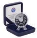 Киргизия 10 сом 2014 Серебро Proof Птица - Сова - Филин М15675 фото 2