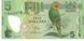 Fiji 5 dollars 2012-2013 Polymer UNC Parrot (P115)