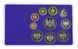 Набір монет Німеччина набір з 10 монет 1990 Proof G 1, 2, 5, 10, 50 пфенігів, 1, 2, 2, 2, 5 марок у сувенірній упаковці М22737 фото 2