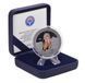Киргизия 10 сом 2014 Серебро Proof Птица - Сова - Филин М15675 фото 1