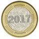 Монета Зімбабве 1 долар 2017 Біметал UNC М14590 фото 1