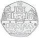 Coin Gibraltar 50 Pence 2024 UNC New Year and Christmas