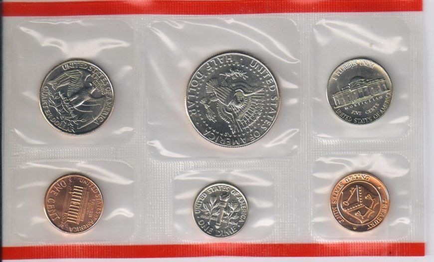 USA set of 6 coins 1993 D UNC