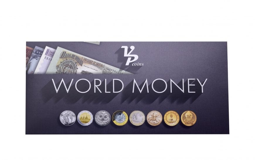 Конверт для банкнот (купюр) 85*175 mm. VP-coins. Серия World money 2 А15523 фото