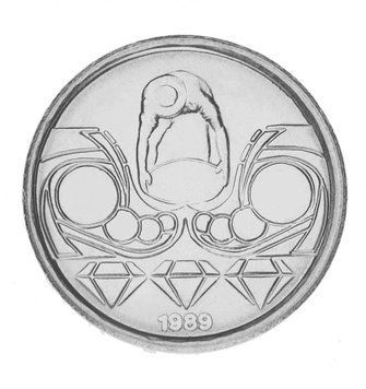 Бразилія 10 сентаво 1989 UNC М15575 фото
