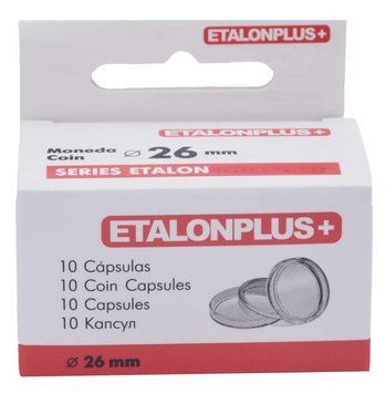 Capsules for coins 26 mm.&nbsp;(10 pieces) Etalonplus