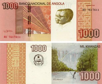 Angola 1000 Kwanzaa 2012 UNC (P156)