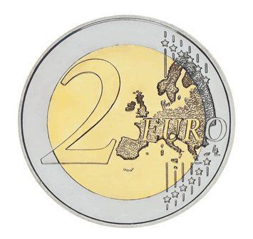 Coin Latvia 2 euro 2022 Bimetal UNC Financial Literacy