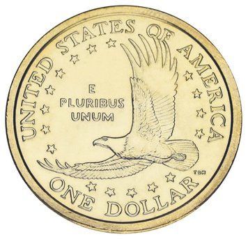 Монета США 1 долар 2001 P UNC Сакагавея Корінні американці (KM#310) М04351 фото