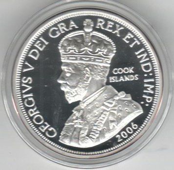 Острови Кука 1 долар 2006 &laquo;Канадський срібний долар 1911 року&raquo; Срібло UNC М03186 фото