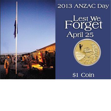 Coin Australia 1 dollar 2013 "ANZAC Day" UNC (KM # 2045)