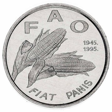 Хорватія 1 липа 1 995 AU-UNC FAO ФАО Кукурудза (KM#13) М11475 фото