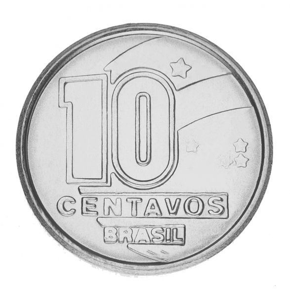 Brazil 10 centavos 1989 UNC