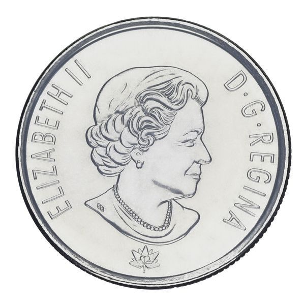 Coin Canada 25 cents 2017 "Canada's 150th Anniversary - Hope for a Green Future" UNC