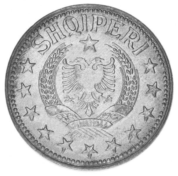 Albania 2 leka 1957 F-VF