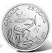 Canada 25 cents 2017 "Canada's 150th Anniversary - Hope for a Green Future" UNC