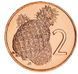 Cook Islands 2 cents 1975 UNC Pineapple