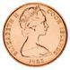 Cook Islands 2 cents 1975 UNC Pineapple