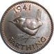Великобританія 1 фартинг 1939-1950 F-VF (KM#843) М08822 фото 1