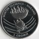 Остров Мэн 1 крона 1998 &laquo;Зимние олимпийские игры в Нагано. Бобслей&raquo; UNC (KM#849) М08115 фото 1