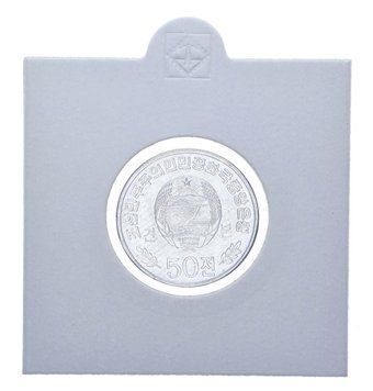 Північна Корея 50 чон 2002 AU-UNC Квітка М11927 фото