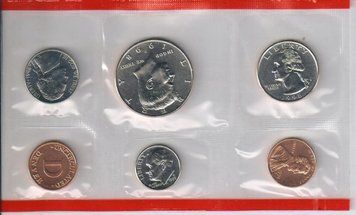 США набір з 6 монет 1998 D UNC М03136 фото