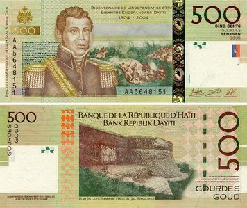 Банкнота Гаити 500 гурдов 2021 UNC (P277) Б25405 фото