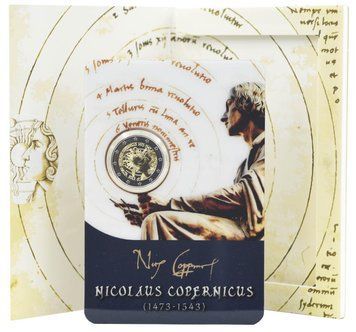 Coin Malta 2 euro 2023 Bimetal UNC 550th anniversary of the birth of Nicolaus Copernicus