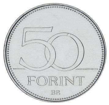 Монета Угорщина 50 форинтів 2021 UNC Євхаристичний Конгрес М21751 фото