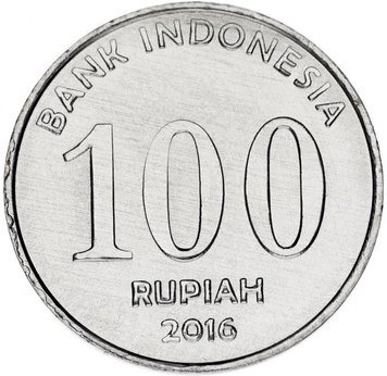 Indonesia 100 rupees 2016 AU-UNC