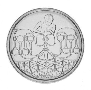 Монета Бразилія 50 сентаво 1989 UNC М15576 фото