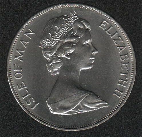 Isle of Man 1 crown 1977 UNC (KM # 41)