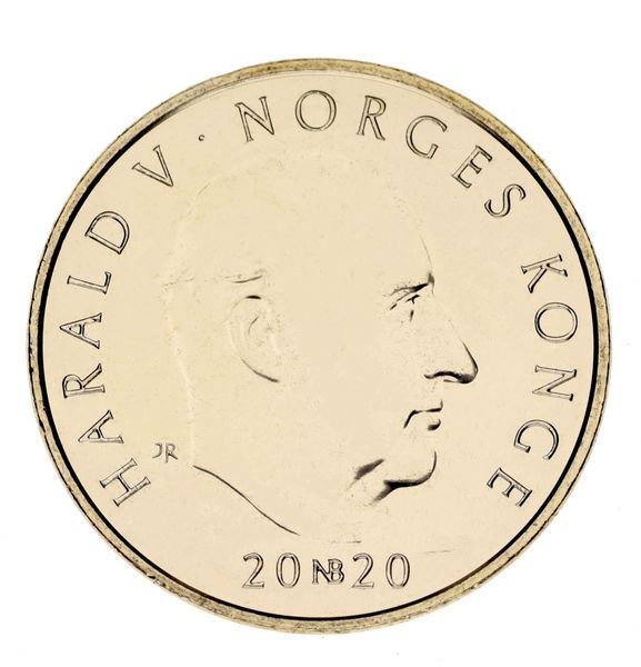Coin Norway 20 CZK 2017 UNC Writer Anne-Katarina Westley