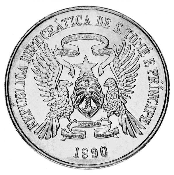 Sao Tome and Principe 50 Good 1990 F-VF