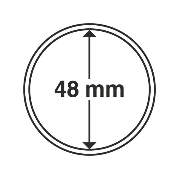 Капсула для монети 48 мм, Leuchtturm А01775 фото