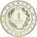 Монета Туреччина 1 куруш 2015 UNC Прапор Великі тюркські держави - Караханідська держава М10687 фото 2