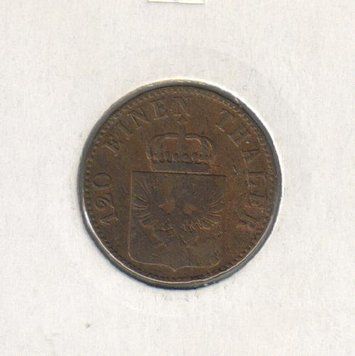 Німеччина 3 пфеніги 1849 VF (KM#453) М04516 фото