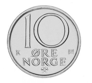 Norway 10 ore 1971 UNC